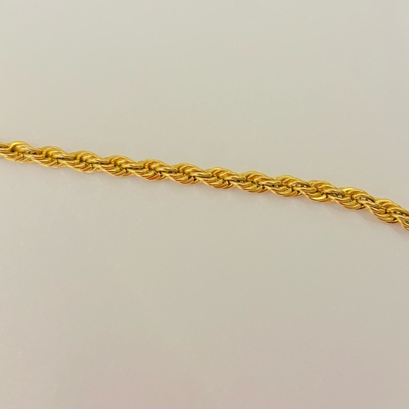14k gold plated twist chain from feogi - Picture 4 of 6